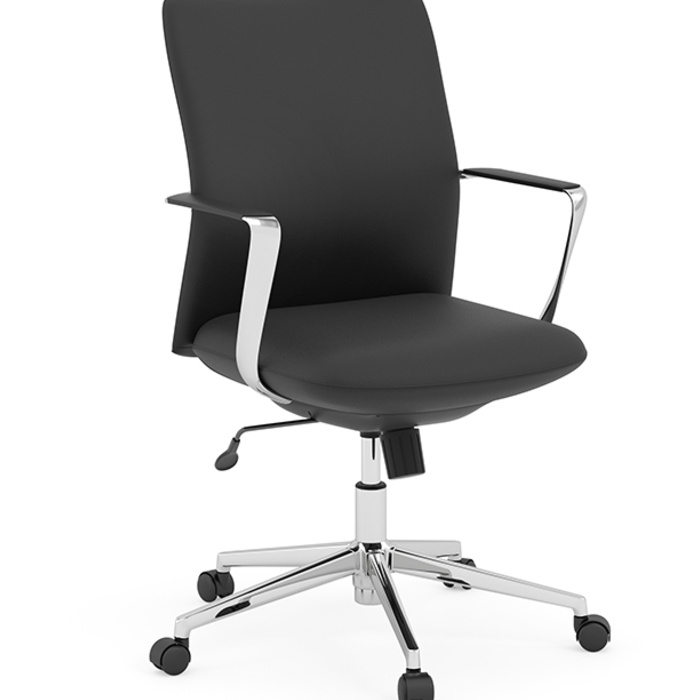N9NE Furniture Group- Atlantic Coast - 82622CHRBLK01 DOLCE MID